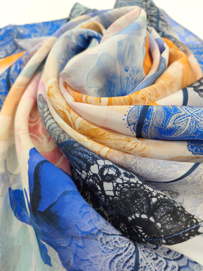 Павловопосадский платок 10079-13