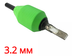 (УЦЕНКА) ДЕРЖАТЕЛЬ ОДНОРАЗОВЫЙ BIG WASP 3.2 mm GREEN (28ММ)