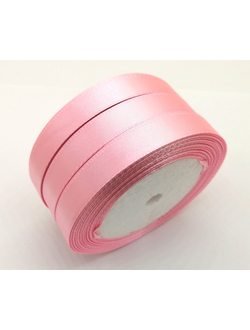 Лента атласная 12 мм, цвет светло розовый  арт. 4