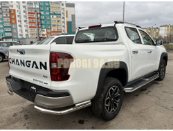 Защита заднего бампера угловая двойная Папа Тюнинг d60/42 для CHANGAN Hunter Plus 2022-