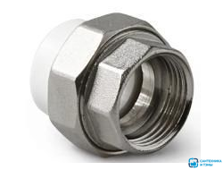 Муфта разъёмная с внутренней резьбой VALFEX 20-1" белая