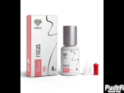 Lovely Клей чёрный "Focus" для наращивания ресниц 6 мл | Лавли Фокус