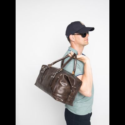 Кожаная дорожная сумка Ravenna Premium brown (арт. 4047-52)