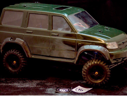 Body for trophy 1: 10 UAZ Patriot