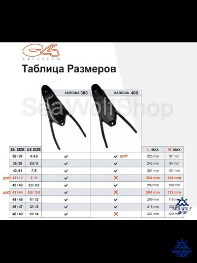 Калоши C4 серии 400 р.36/37 черные (пара)