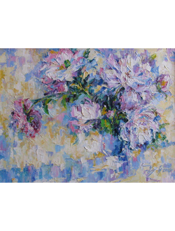 Натюрморт Пионы Круглова Ирина