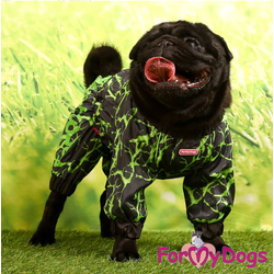 ДОЖДЕВИК ЧЕРНО/ЗЕЛЕНЫЙ НЕОН ДЛЯ МОПСОВ И ФРАНЦУЗОВ