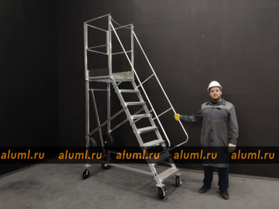 Лестница с площадкой ЛС-2.0 с ПВЛ с пригрузом