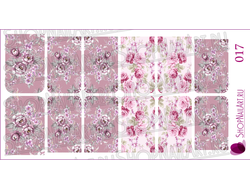 Слайдер-дизайн 017 - Сиреневые, розовые цветы