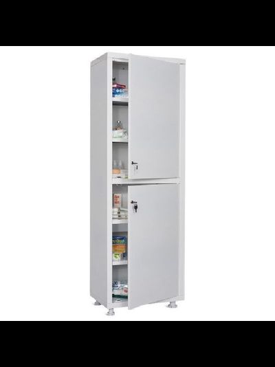 Шкаф медицинский металлический МСК-646.01