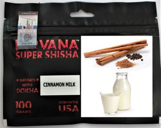 Табак Nirvana Super Shisha Cinnamon Milk Молоко Корица 100 гр