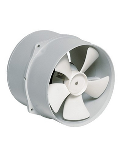 Вытяжной вентилятор Vetus VENT17812 Ø178x160мм 12В 6А 12,2м3/мин для шланга Ø178мм для машинного отделения