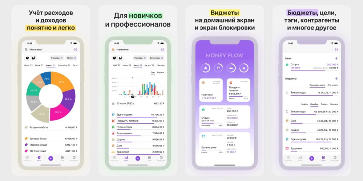 учет расходов пример