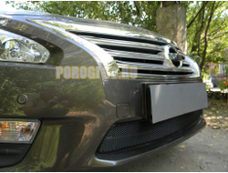 Защита радиатора Nissan Teana L33 2014- black PREMIUM