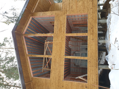 Остекление загородного дома в поселке Абрамцево Московской области