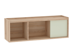 Гостиная ФЛЕКС - ФЛЕКС 11 Полка навесная Дуб Комано-Шалфей