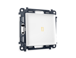 Выключатель 1-кл с подсветкой 3200К Белый матовый - Ambrella Volt - ALFA