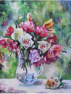 Натюрморт Утро в саду Круглова Светлана