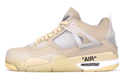 Nike Air Jordan 4 Off White Sail (Бежевые) Арт1 новые