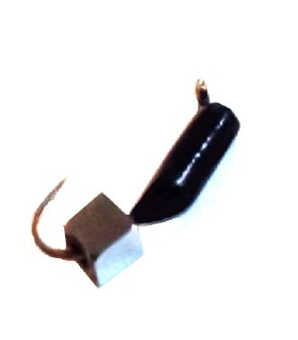 Мормышка вольфрамовая Столбик кубик индиго вес.0.54gr.13mm. d-2.5mm,