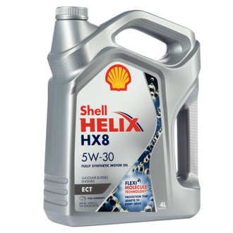 Масло моторное SHELL Helix HX8 5W30 ECT 4л синт.