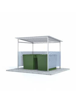 контейнеры Место для мусорных контейнеров 3