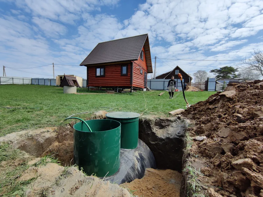 Обратная обсыпка станции обязательно песко-цементом