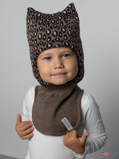 Шапка-шлем 24101-01 с утеплителем, х/б подклад, капучино 50-52