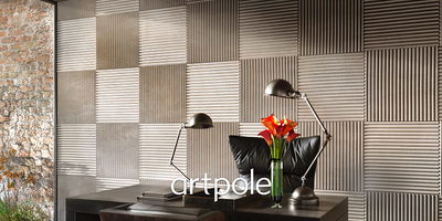 Гипсовая панель ZIGZAG + LED артикул М-0069