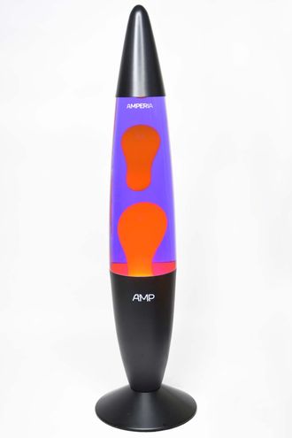 Лава лампа оранжевая/фиолетовая 48 см