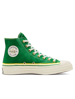 Кеды Converse All Star 167060 зеленые высокие мужские