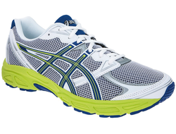 Кроссовки  ASICS PATRIOT 6 белый-синий-зеленый  T3G0N-0148  (Размеры: 11)