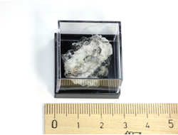 Ковдорскит, в пластиковом боксе, Россия, Ковдор, Кольский п-ов №22114