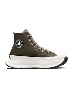 Кеды Converse Chuck Taylor 70 AT-CX зеленые высокие на платформе A01681C
