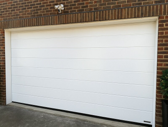 Гаражные секционные ворота Херманн/Hormann с приводом HyperMatic 800. Торсионный механизм. *Разные размеры