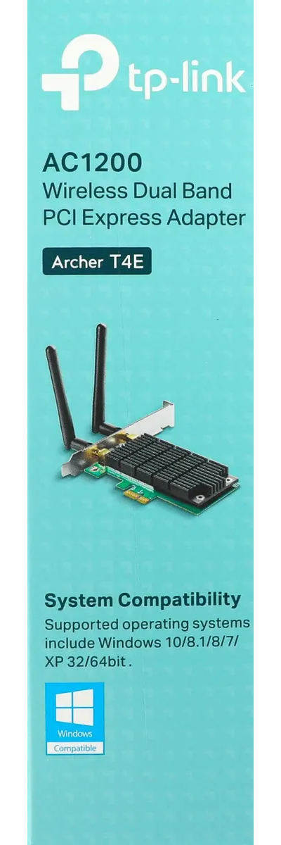 Сетевой адаптер Wi-Fi TP-Link Archer T4E PCI Express