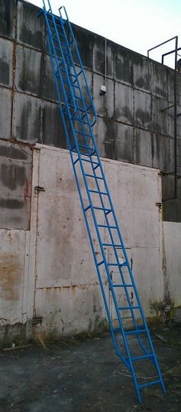 Лестница приставная наклонная стальная ЛПНС