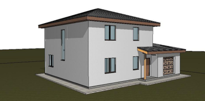 Двухэтажный дом с четырьмя спальнями 183м² (S81)