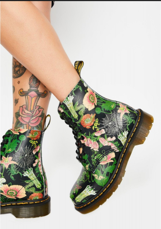 Ботинки Dr. Martens 1490 Wild Botanics мульти