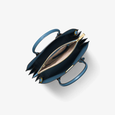 Сумка Michael Kors Mercer голубая женская