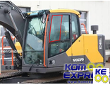 1166-00722, 14527520 Стекло двери верхнее слайдер Volvo EC140 EC210 EC240 EC290 EC360 EC460 1999-200