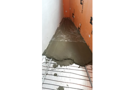 Монтаж кабельного тёплого пола