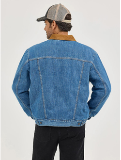 Куртка Wrangler® Straight Yoke Sherpa Lined Denim Jacket