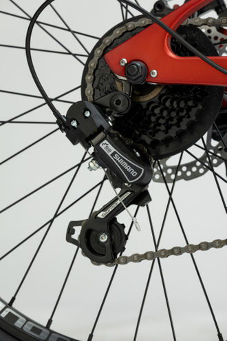 Велосипед TT228/ 7ск 24" черный рама 12"