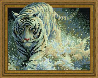 Охота белого тигра TSGJ1169 (алмазная мозаика) mgm-mt