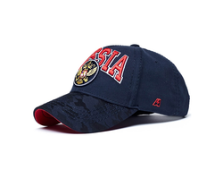 Бейсболка РОССИЯ черно-синяя (55-58) 101544