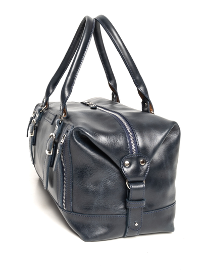 Кожаная дорожная сумка Ravenna Premium blue (арт. 4047-19)