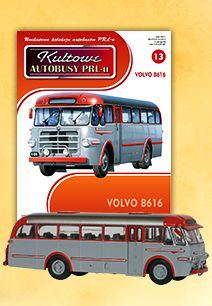 Коллекционная модель &quot;KULTOWE AUTOBUSY PRL-u&quot; (Культовые автобусы) № 13. VOLVO B616 (без журнала)