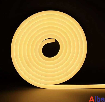 Гибкий неон Flex 220V Белый теплый