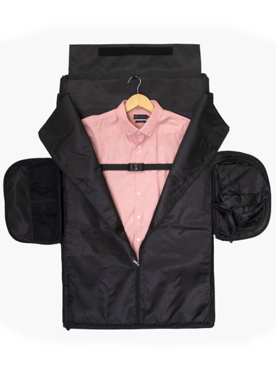 Кожаный портплед / дорожная сумка Milano black 
(арт. 4035-91)